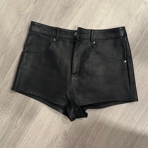 BDG Real Leather Shorts Size 27